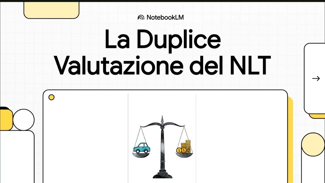 LA DUPLICE VALUTAZIONE NEL NLT