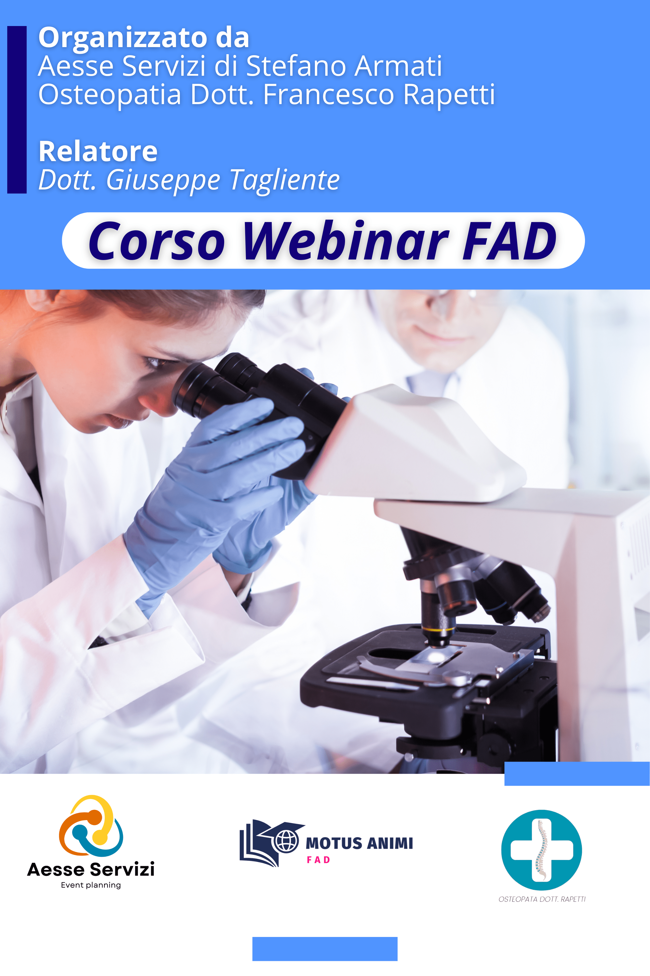 Corso Microscopia Aesse Serviz e Osteopatia Dott. Rapetti