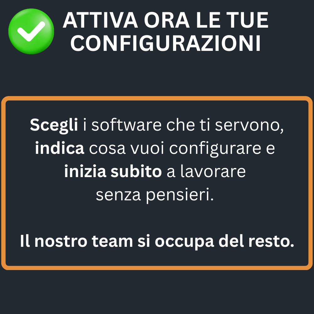 Attiva ora le configurazioni
