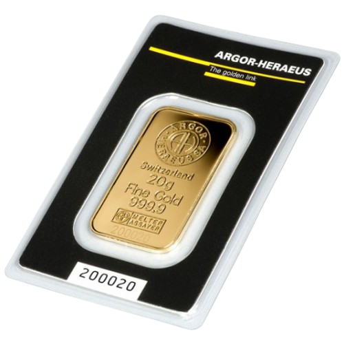 lingotto oro 24k Argor Heraeus