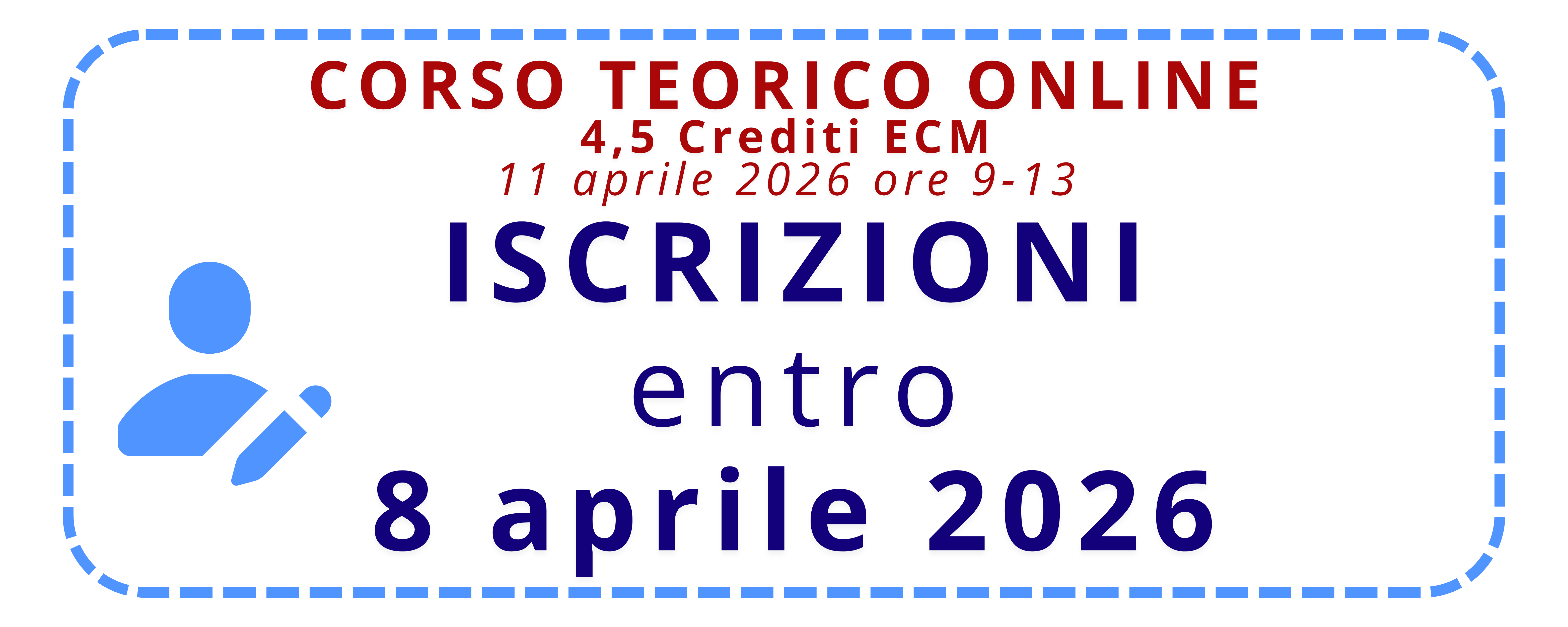 Iscrizioni entro 8 aprile 2026
