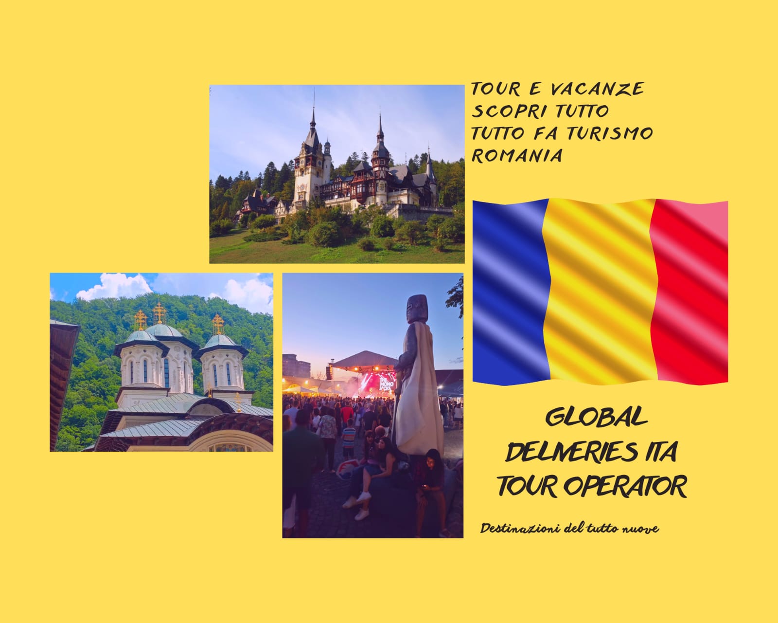 vacanze in Romania, discoveries,bandiera Romania,