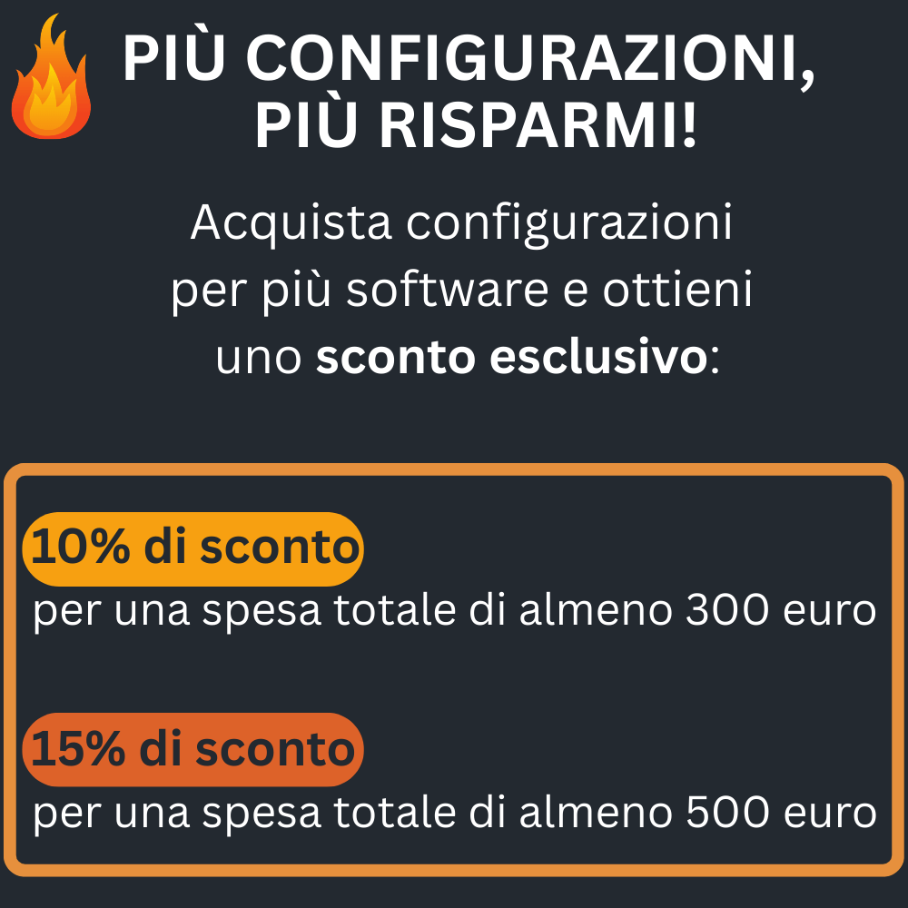 Sconto più configurazioni