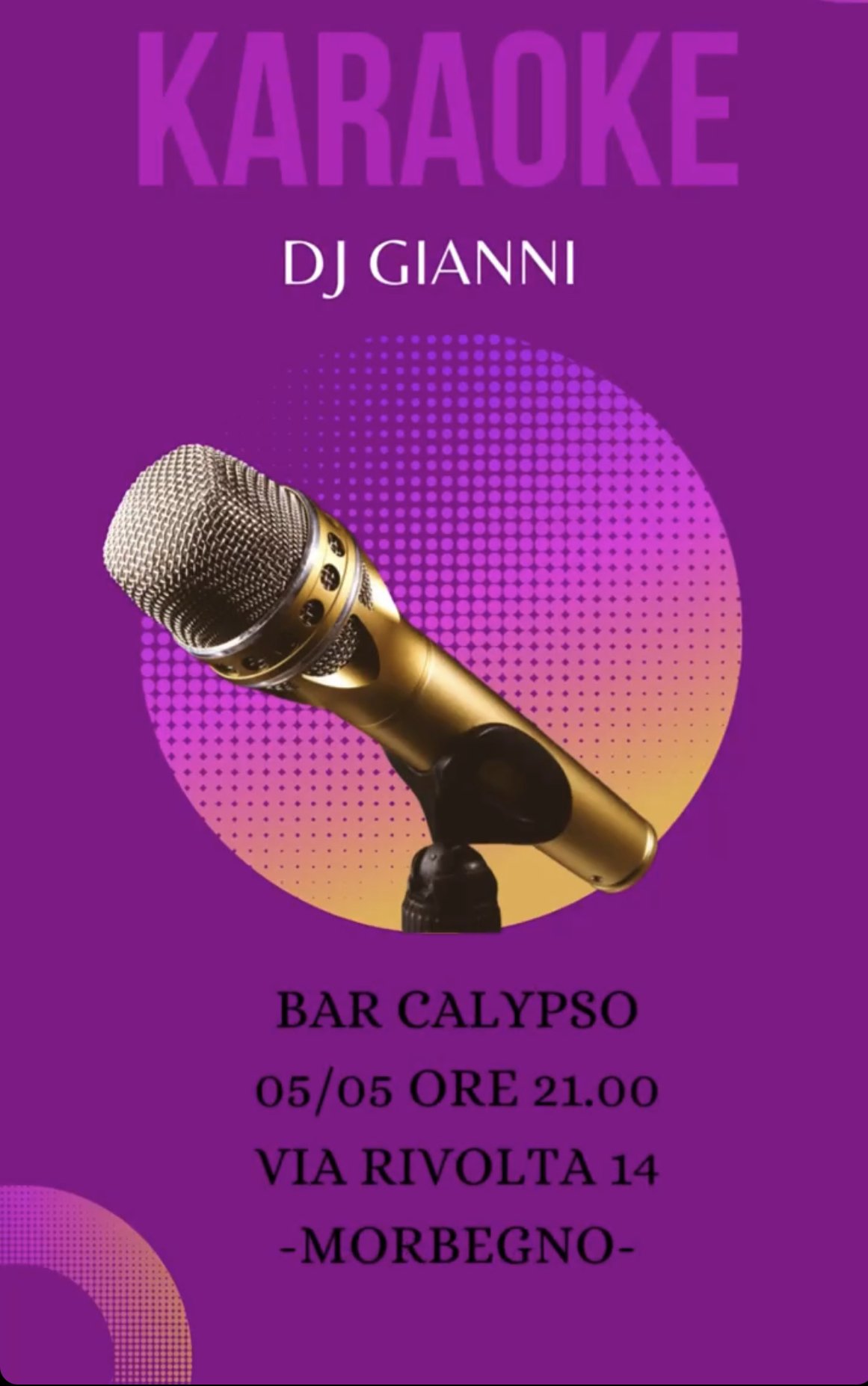 Sono un imprenditore digitale e faccio serate di musica e karaoke