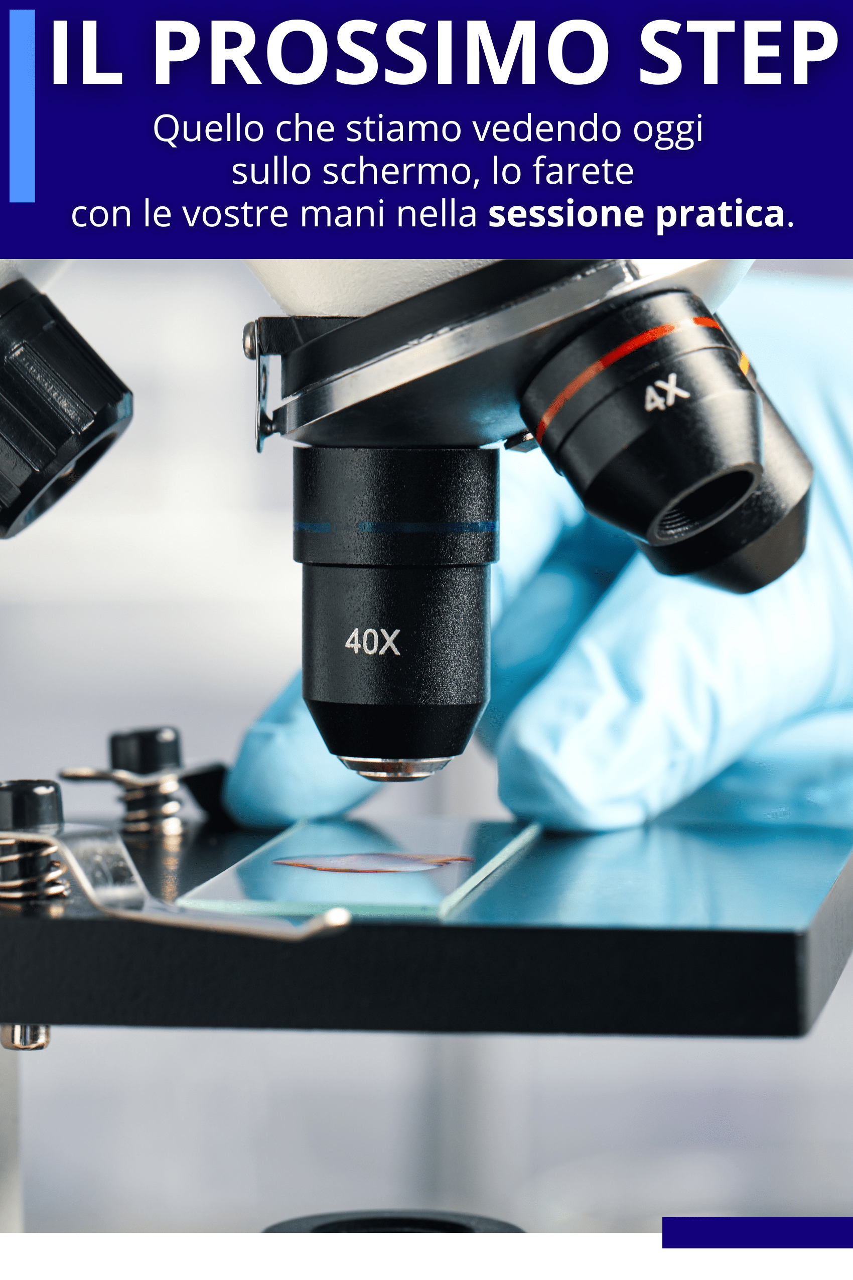 Il prossimo step del Corso per ECM in Microscopia 11 aprile 2026 Online