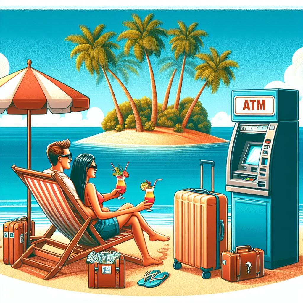 Bancomat estivo per vacanze esotiche
