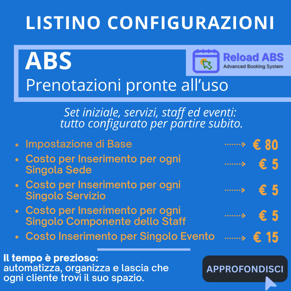 ABS Advanced Booking System