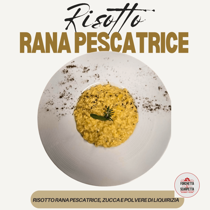 risotto rana pescatrice