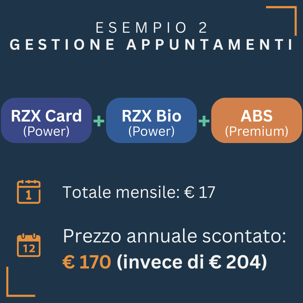 ESEMPIO 2 Gestione appuntamenti