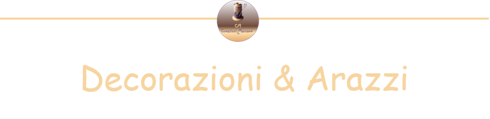 decorazioni e divisore