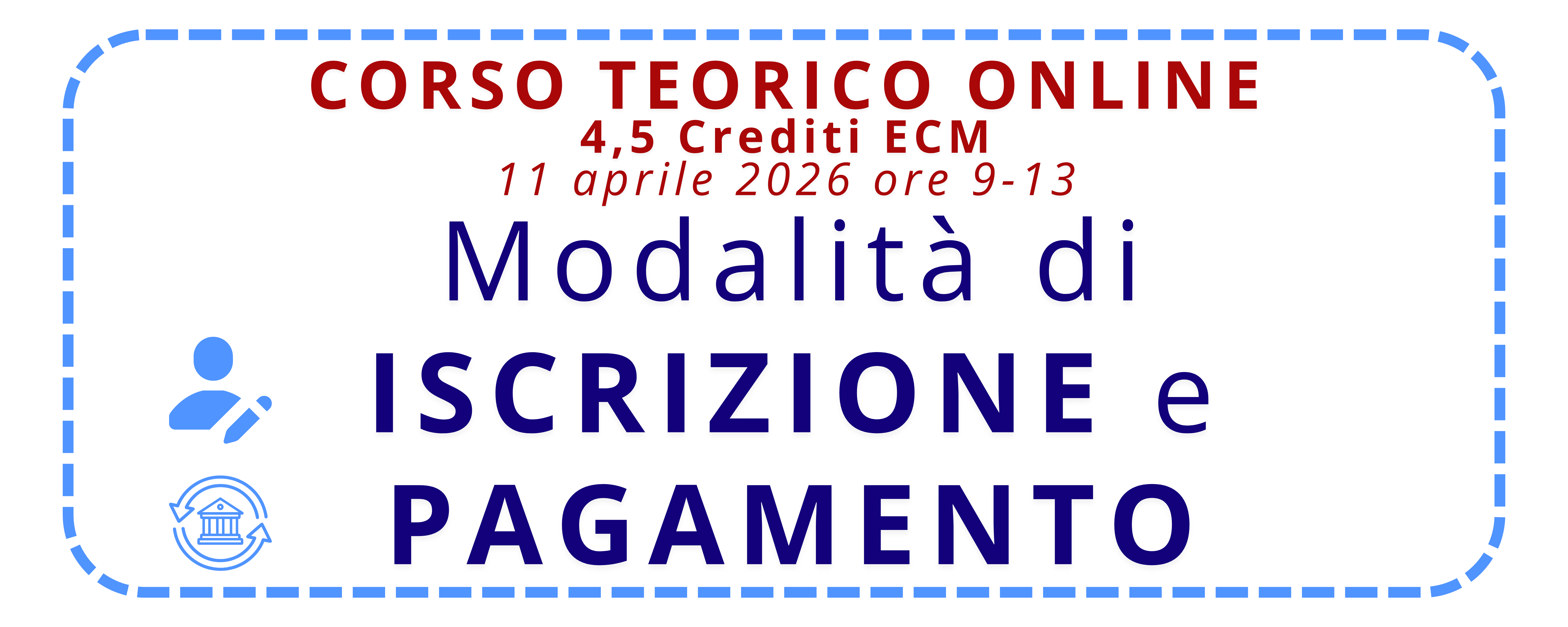 Iscrizione e pagamento