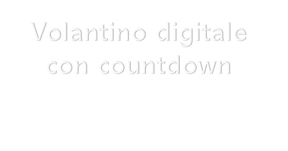 demo volantino
