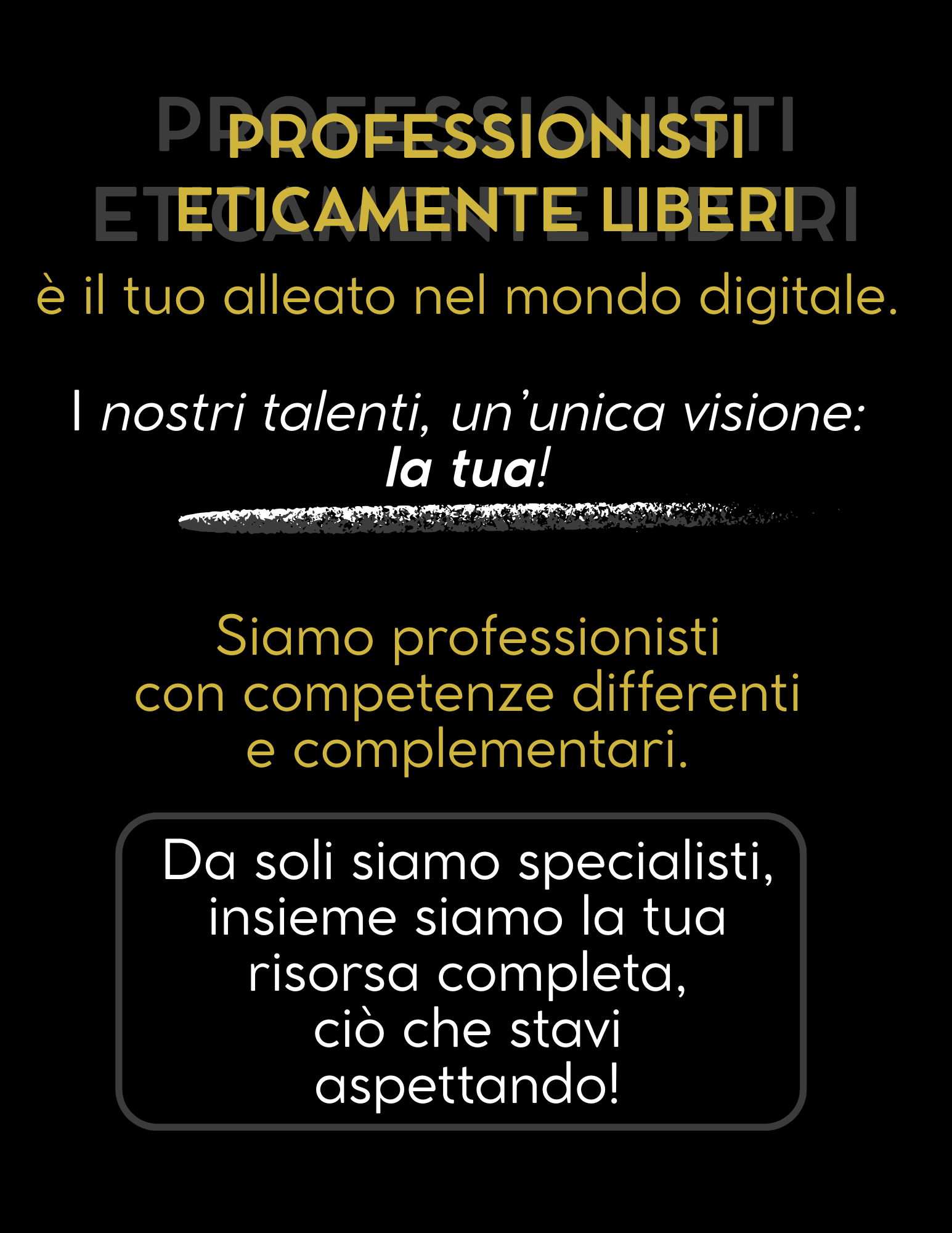 PROFESSIONISTI ETICAMENTE LIBERI