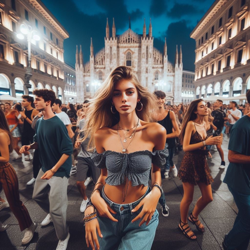 Ragazza movida Milano