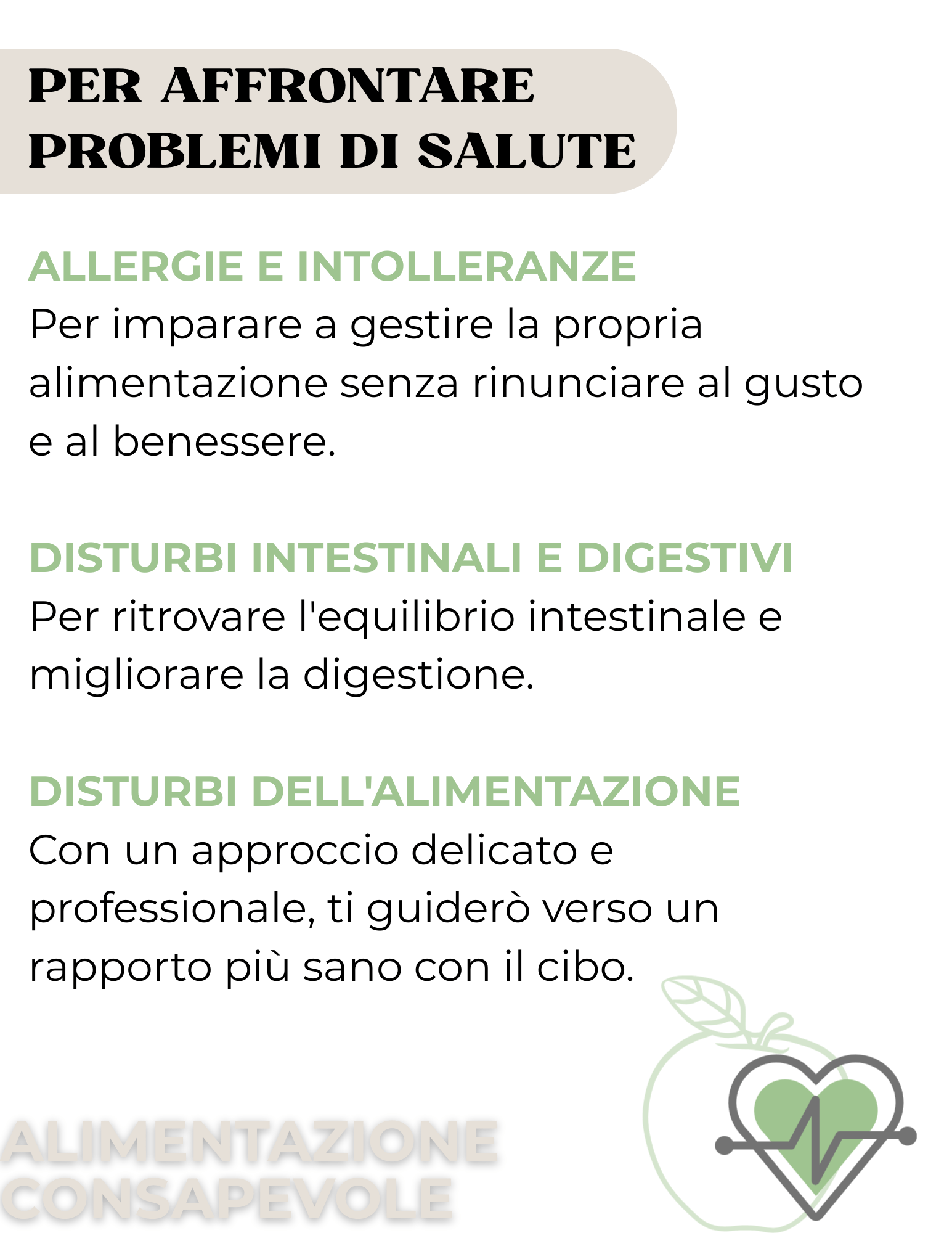 Problemi di salute