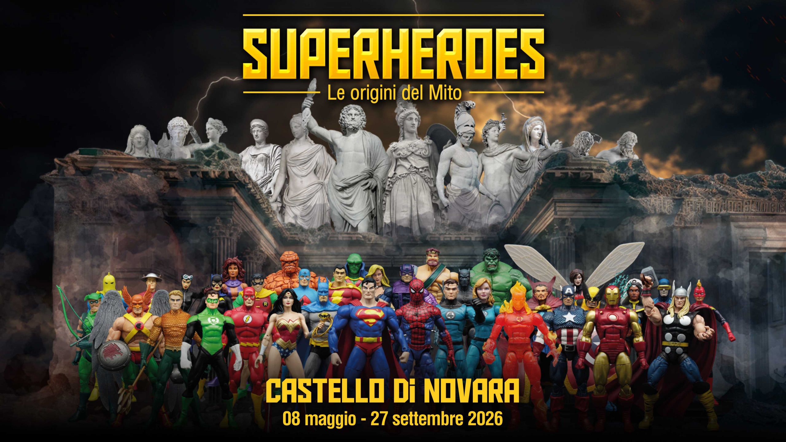 Mostra "Superheroes – Le Origini del Mito" | Città di Novara