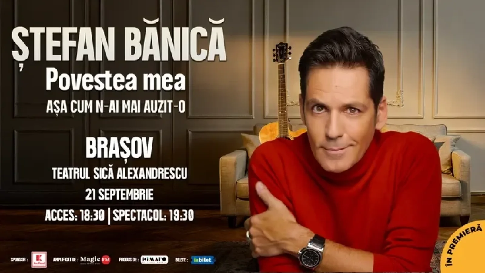 Ștefan Bănică @ Teatrul Sică Alexandrescu Brașov