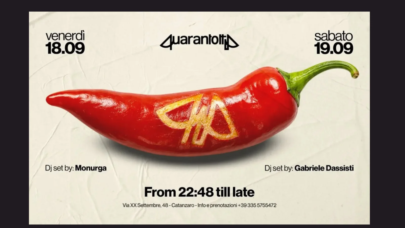 Torna il weekend di musica al 48!