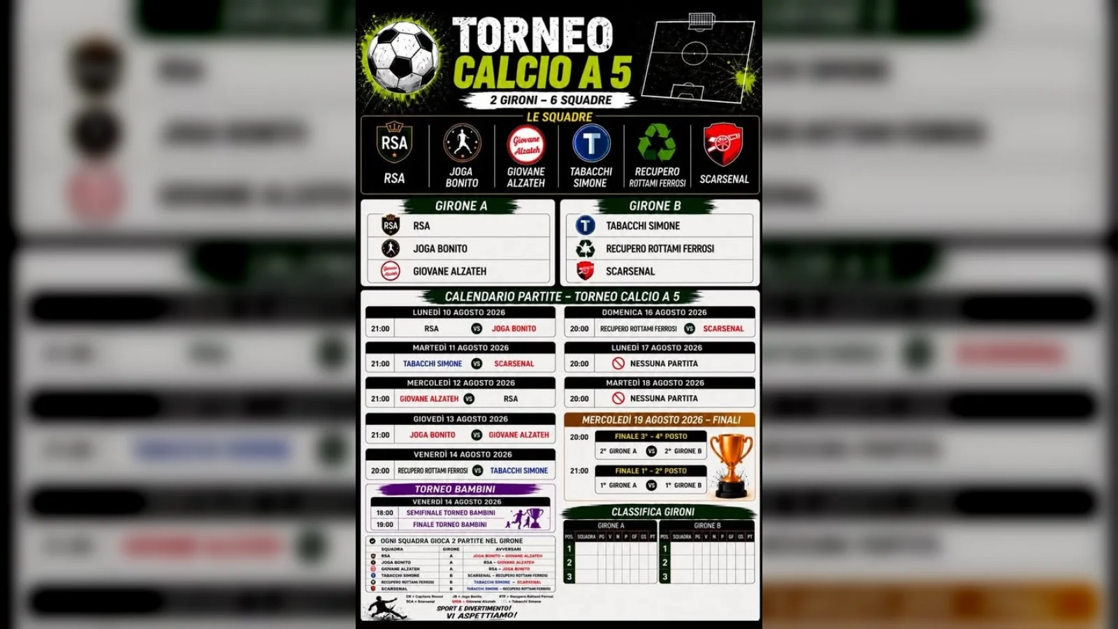 Torneo Calcio a 5