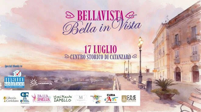 Bellavista - Bella in vista", una giornata di eventi per valorizzare la terrazza panoramica di Catanzaro