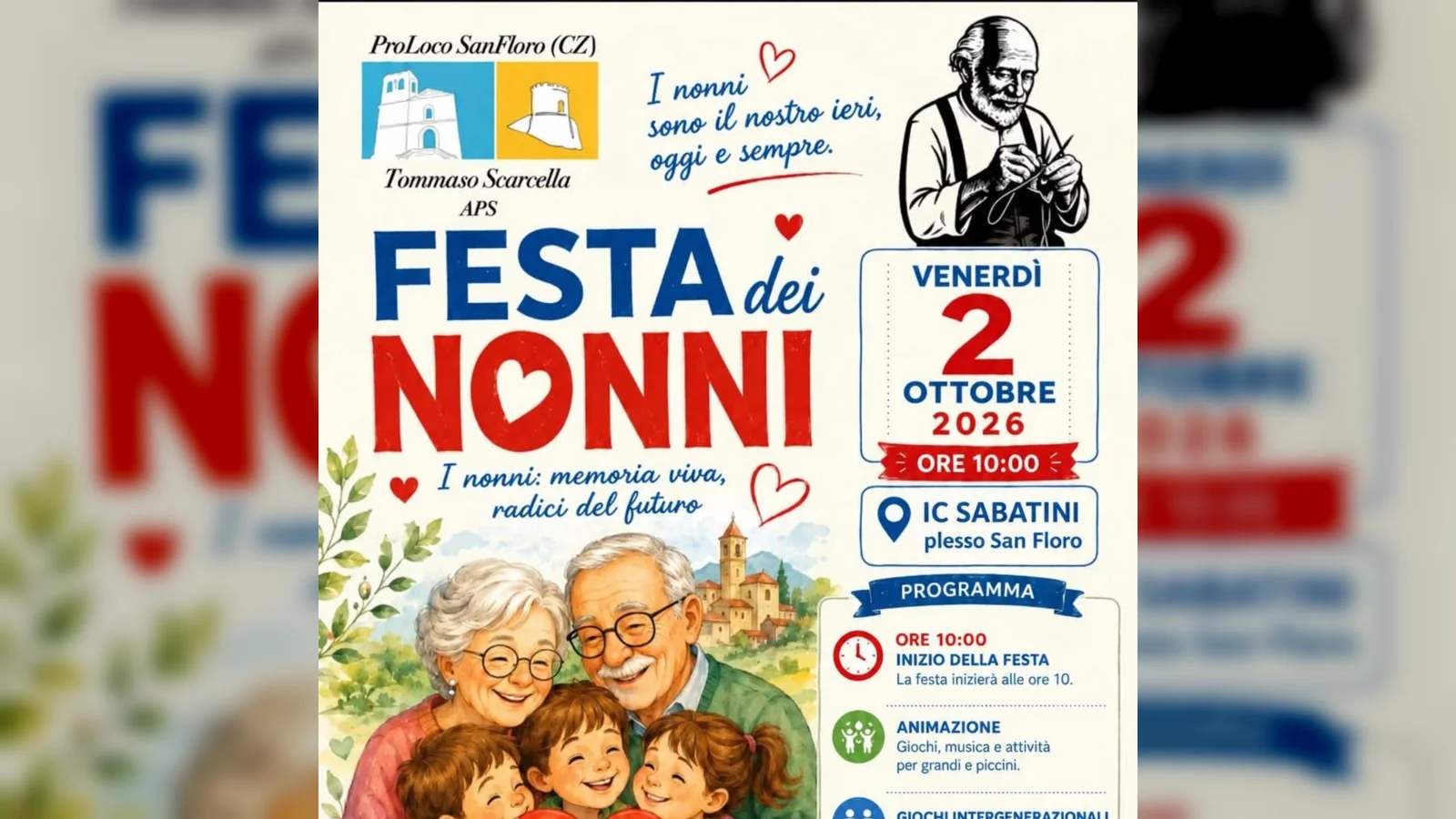 ❤️ FESTA DEI NONNI 2026 ❤️ - San Floro