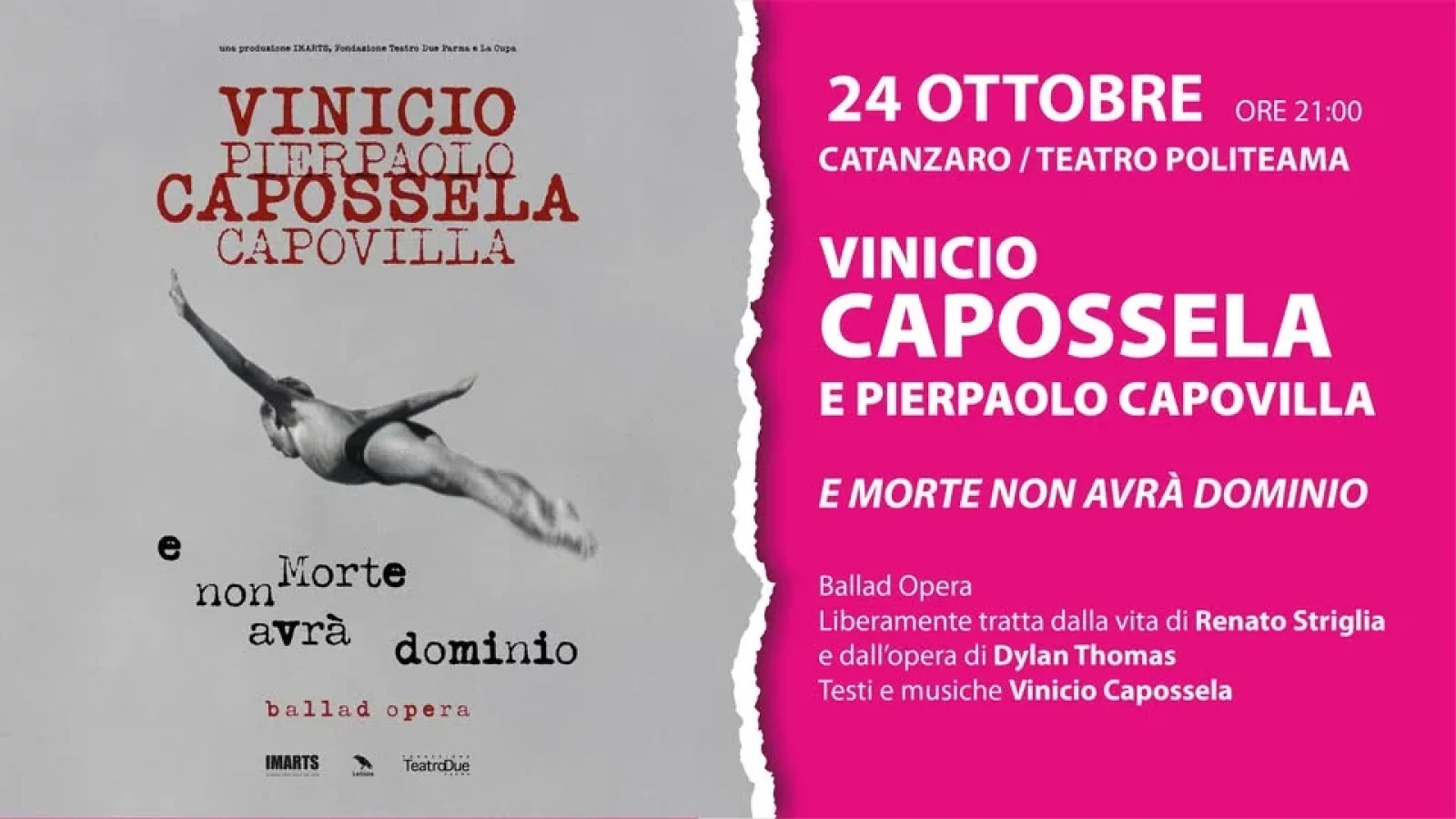 VINICIO CAPOSSELA e PIERPAOLO CAPOVILLA - E MORTE NON AVRÀ DOMINIO