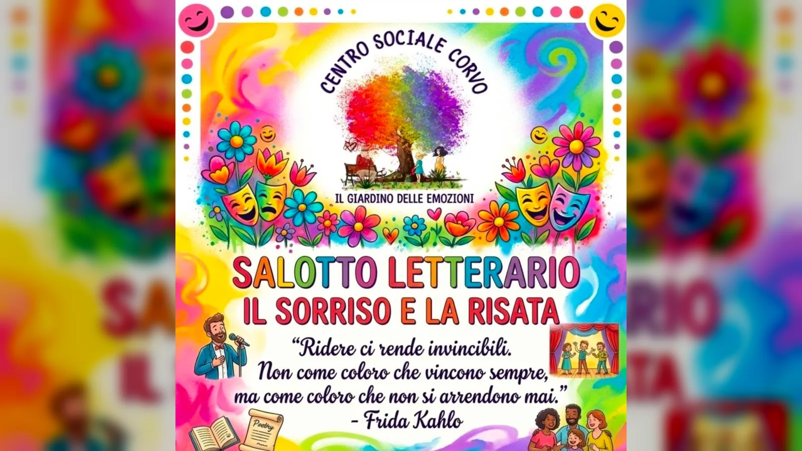 SALOTTO LETTERARIO: IL SORRISO E LA RISATA