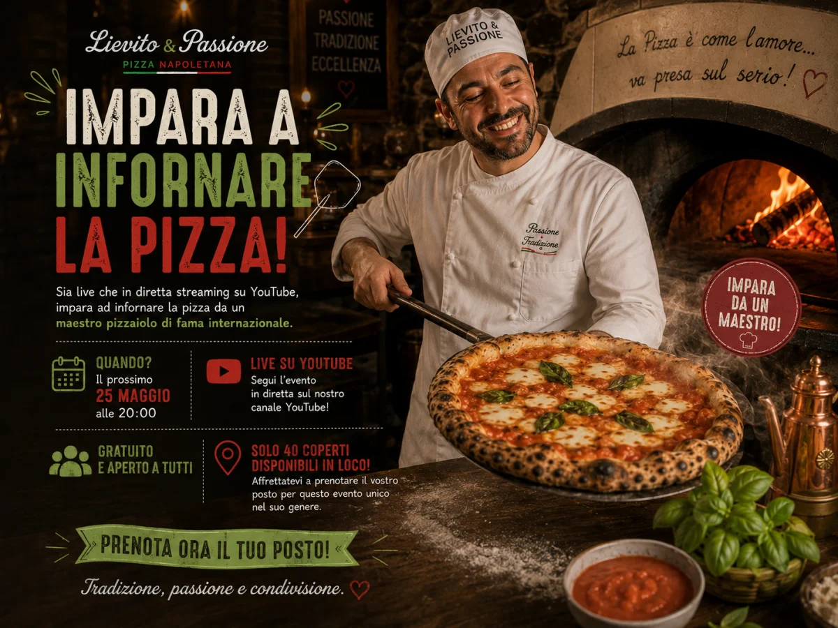 Impara a infornare la pizza!