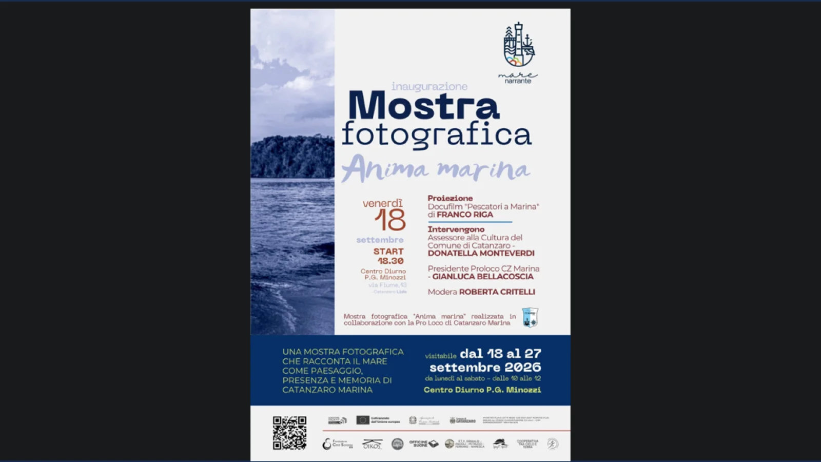 "Mare Narrante" presenta: la mostra fotografica "Anima Marina"