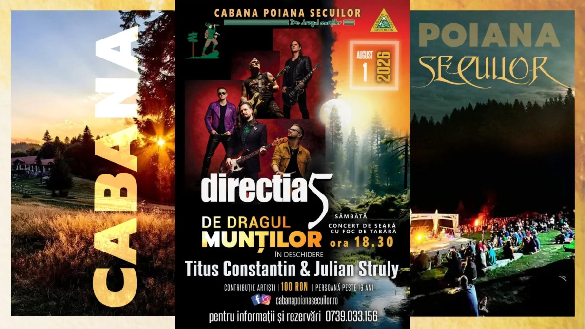Concert Direcția 5 la Cabana Secuilor