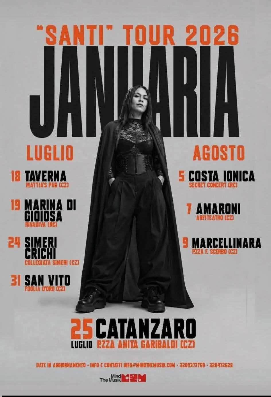 Januari - "Santi" tour 2026