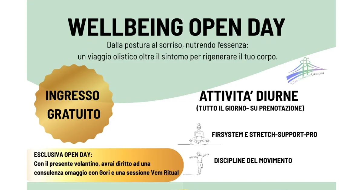 🌿 WELLBEING OPEN DAY 🌿