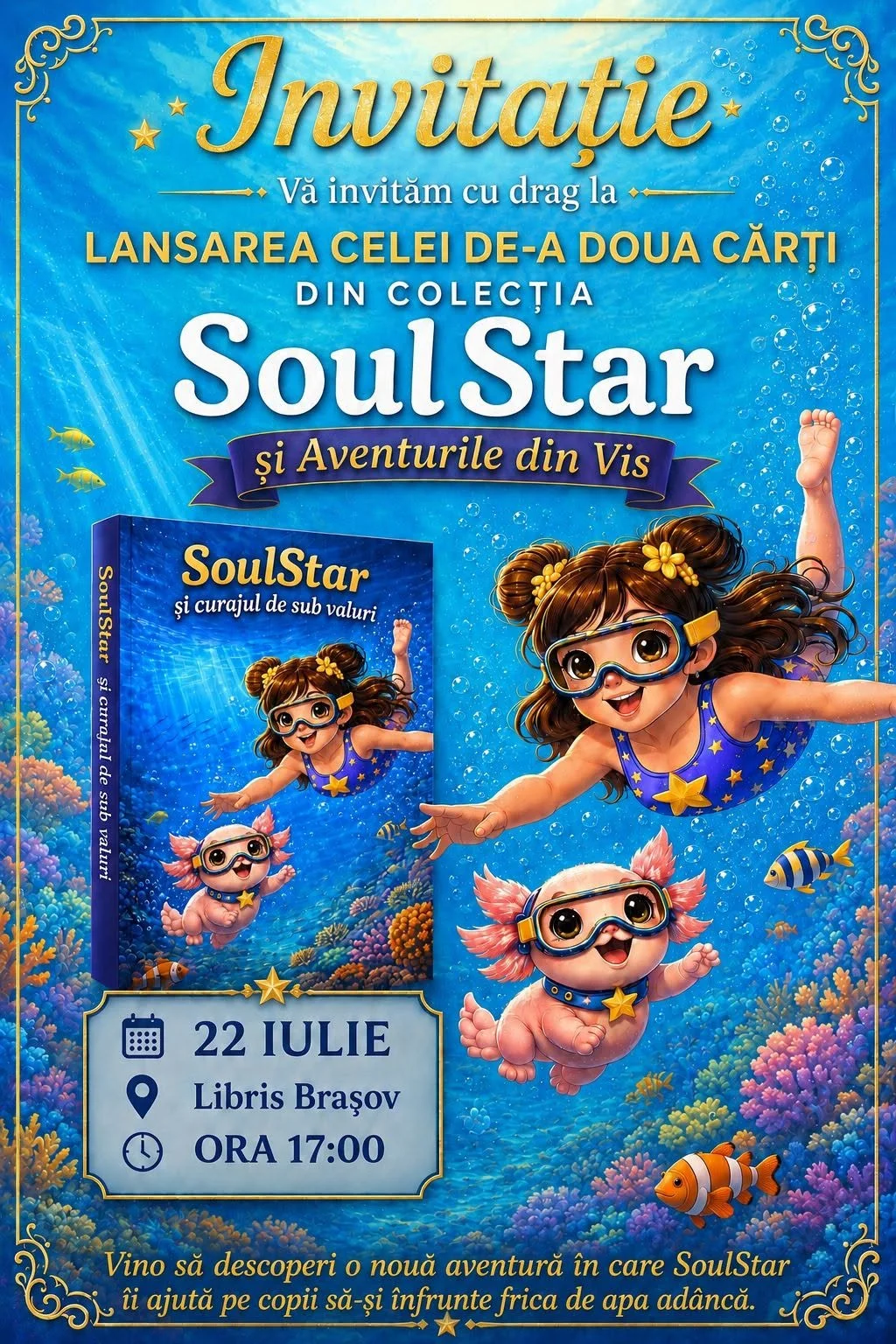 Lansare carte " SoulStar și curajul de sub valuri "