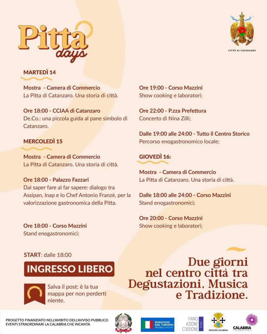 Pitta Days - La Pitta di Catanzaro . Una storia di città.
