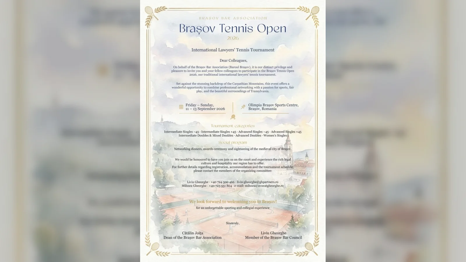 Brașov Tennis Open - International Lawyers' Tennis Tournament