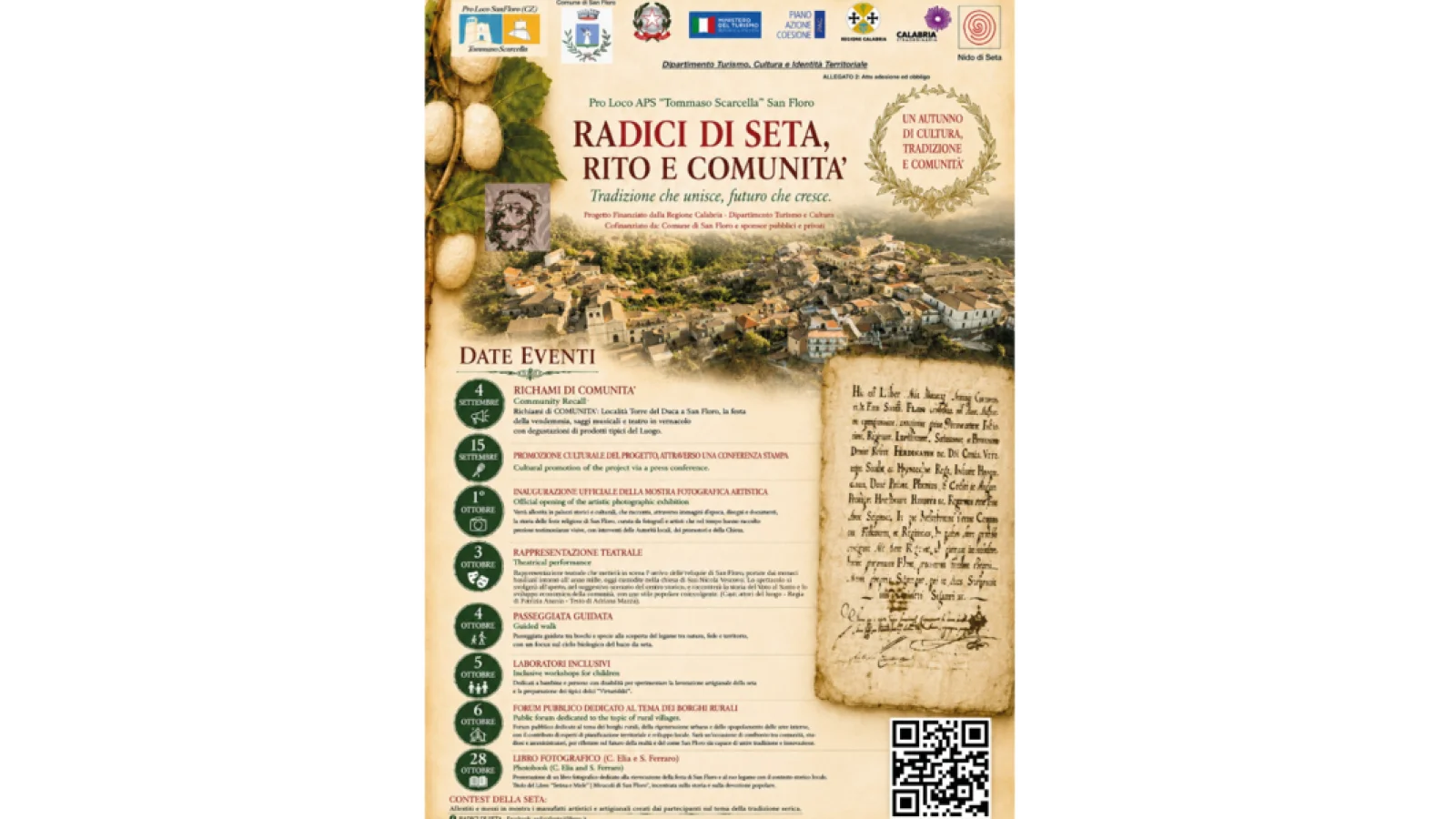RADICI DI SETA RITO E COMUNITA’ - Rappresentazione teatrale