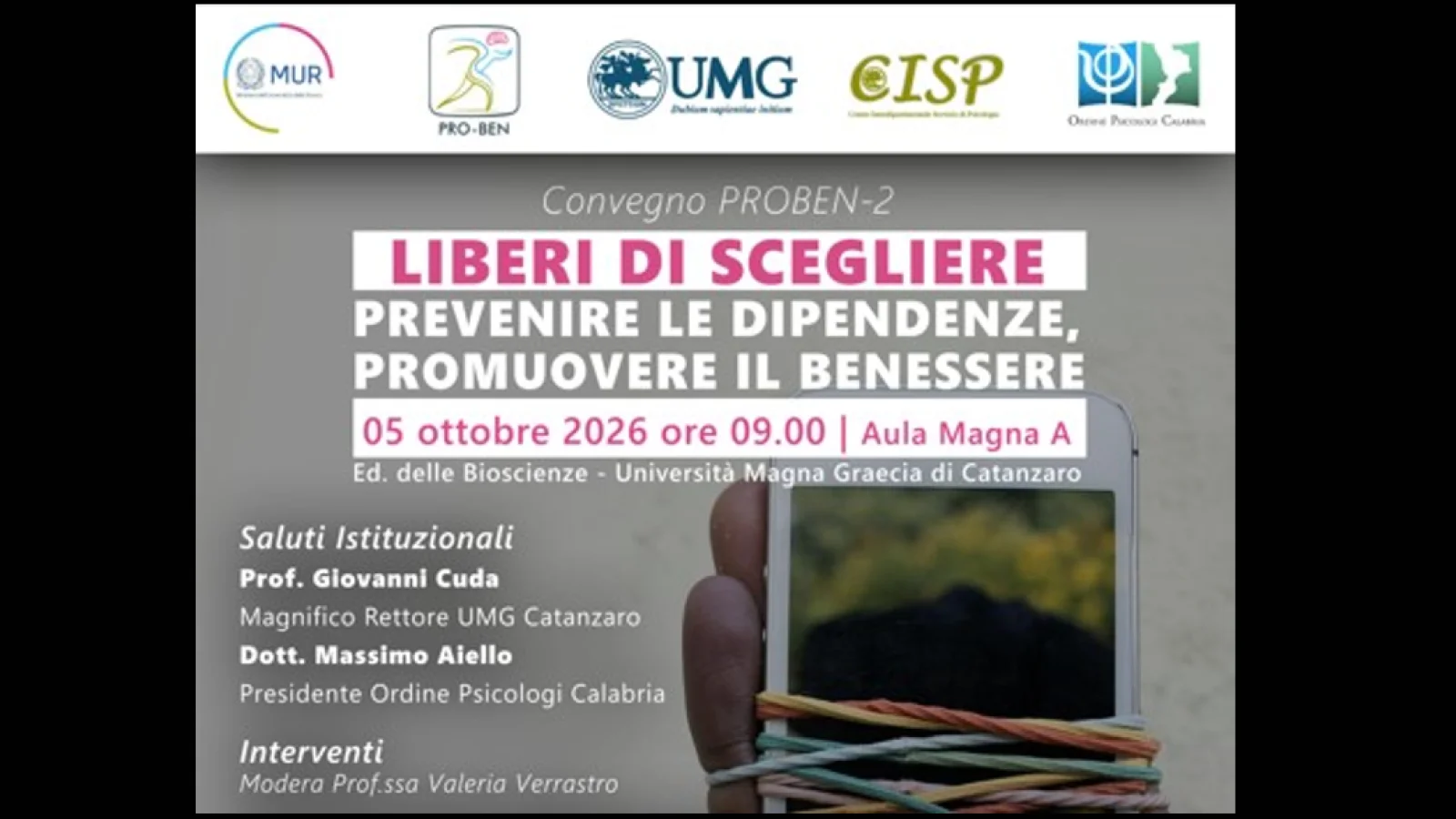 Liberi di scegliere, prevenire le dipendenze e promuovere il benessere