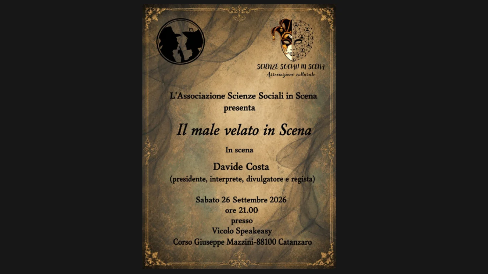 Il male velato in scena