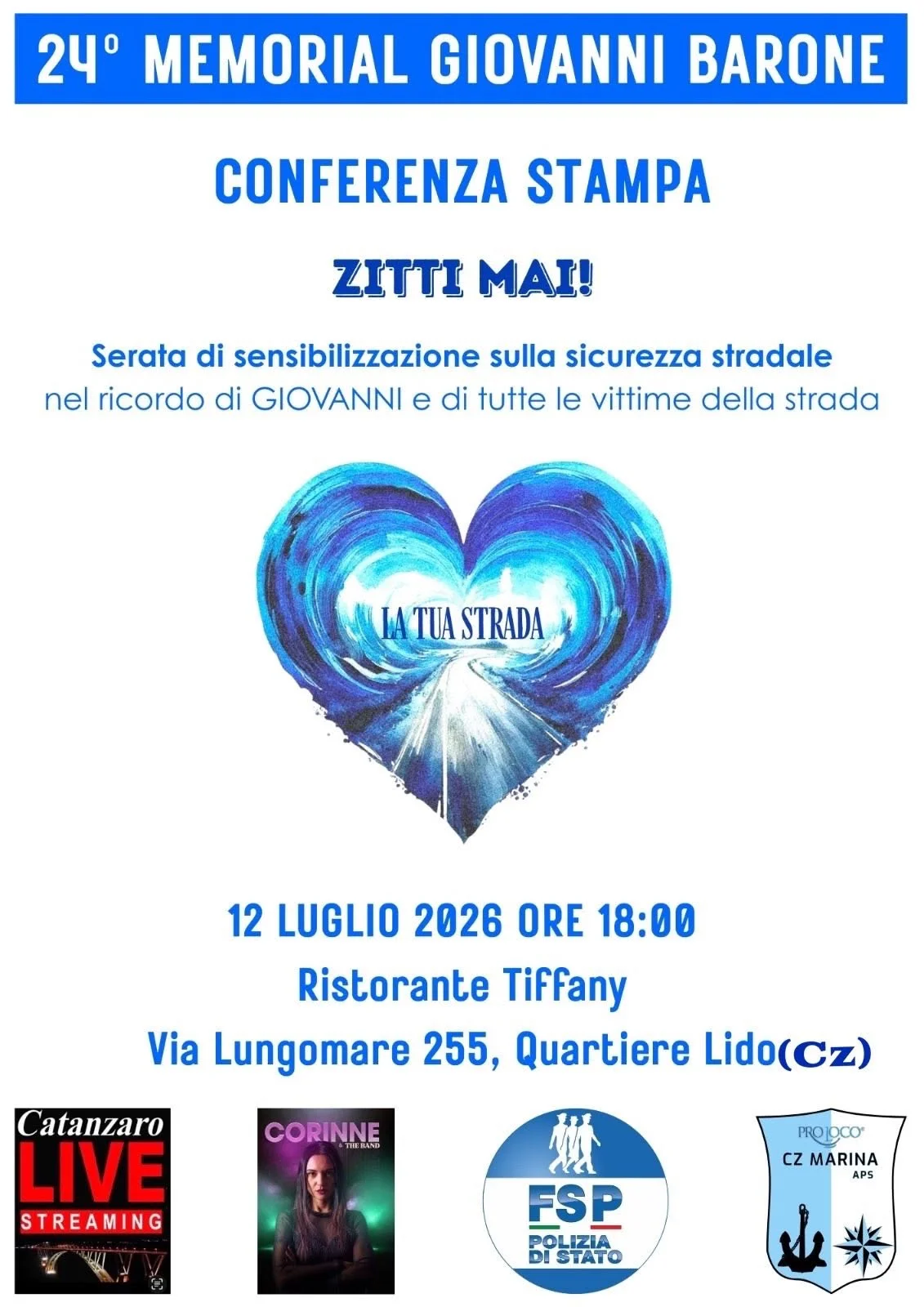 ZITTI MAI!! - 24° MEMORIAL GIOVANNI BARONE