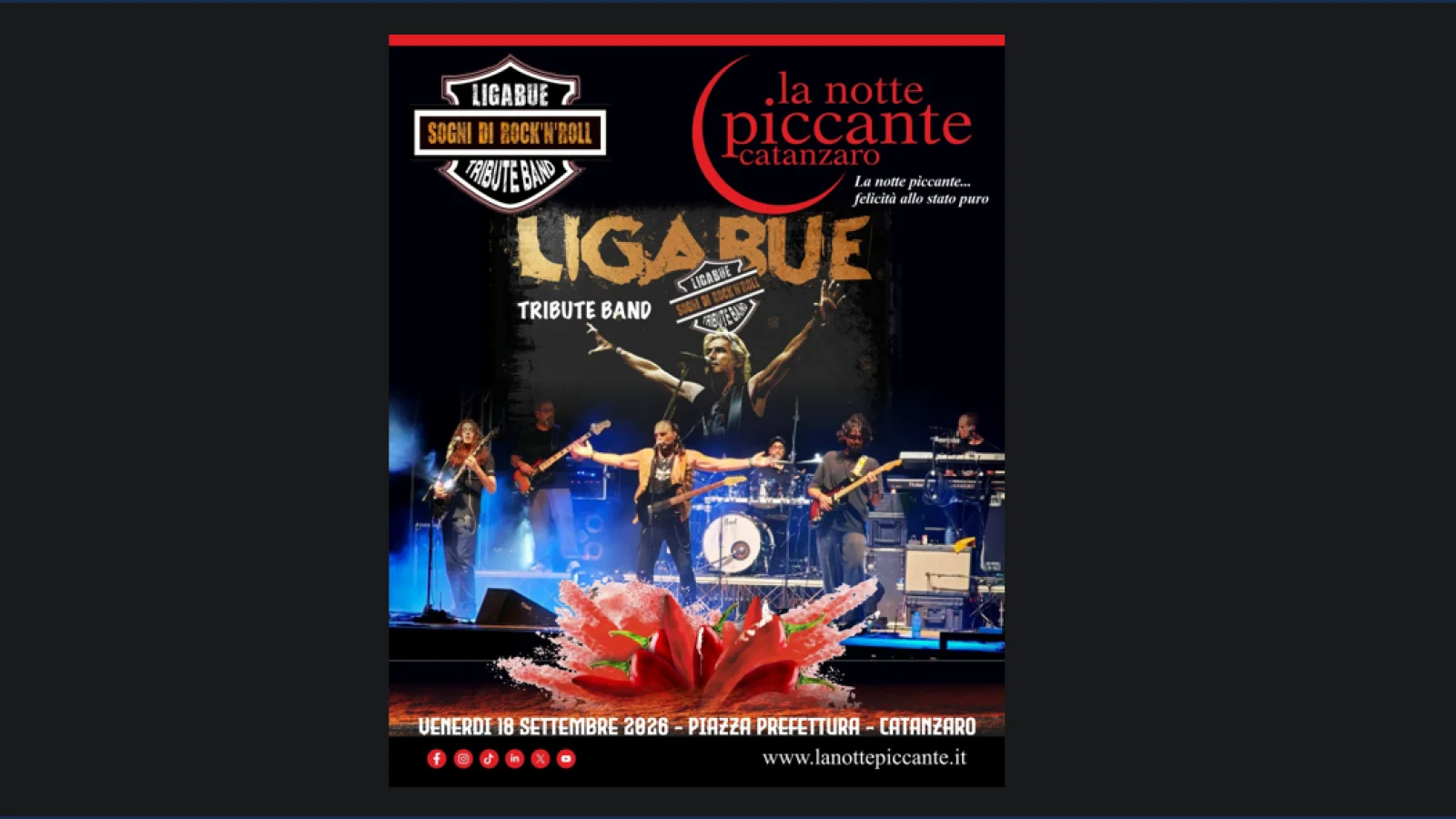 “Sogni di Rock ’n Roll” - Tributo a Ligabue 