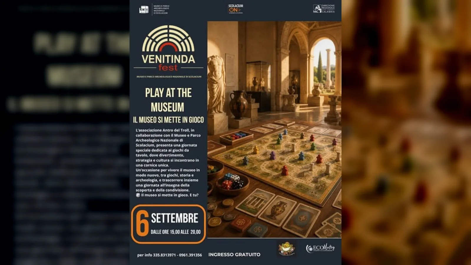 Giornata dedicata ai giochi da tavolo