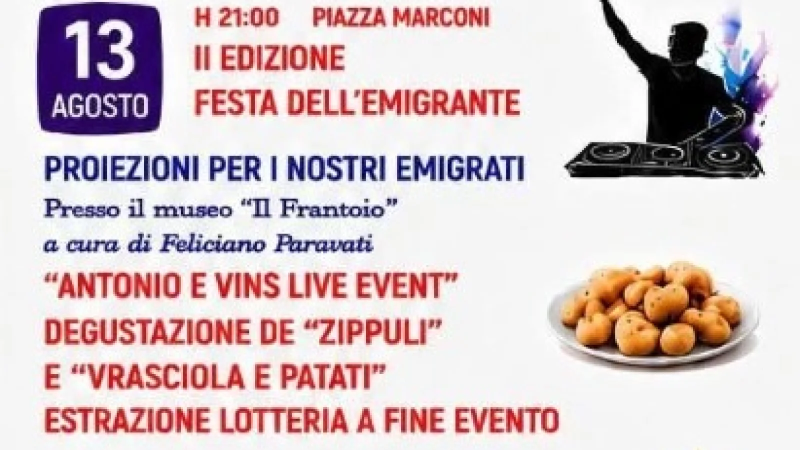 Festa dell'emigrante - 13^ edizione