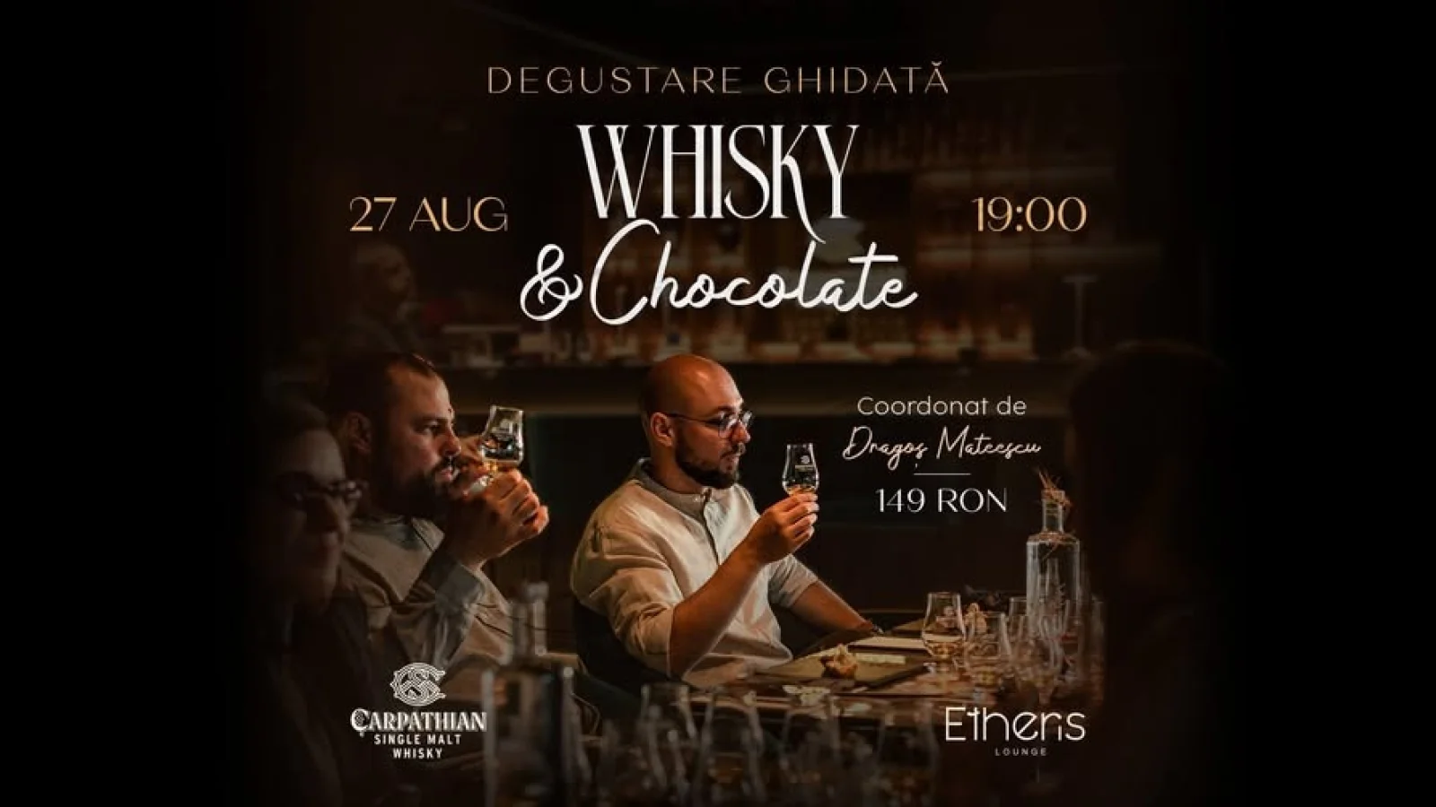 Degustare Whisky and Chocolate - Etheris Lounge
