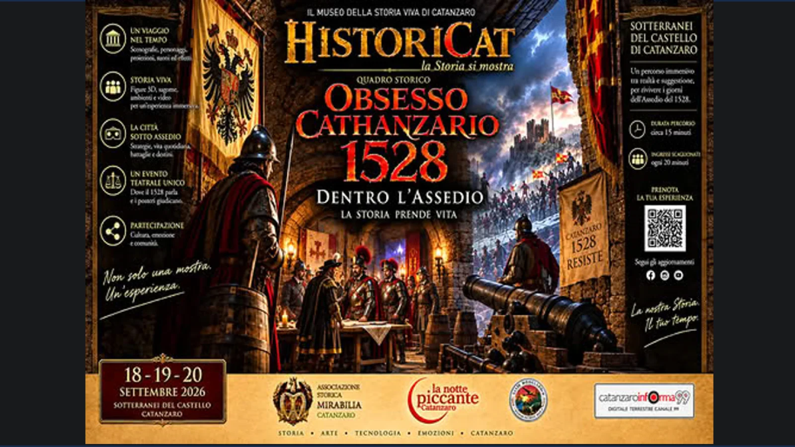 Historicat - Rivivi l'assedio di Catanzaro del 1528