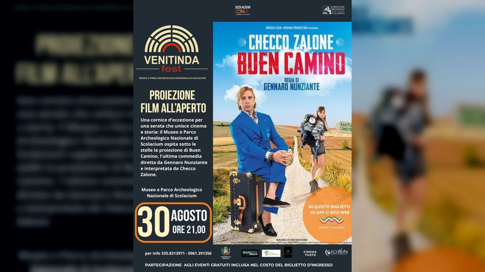 Cinema all'aperto - Buen Camino