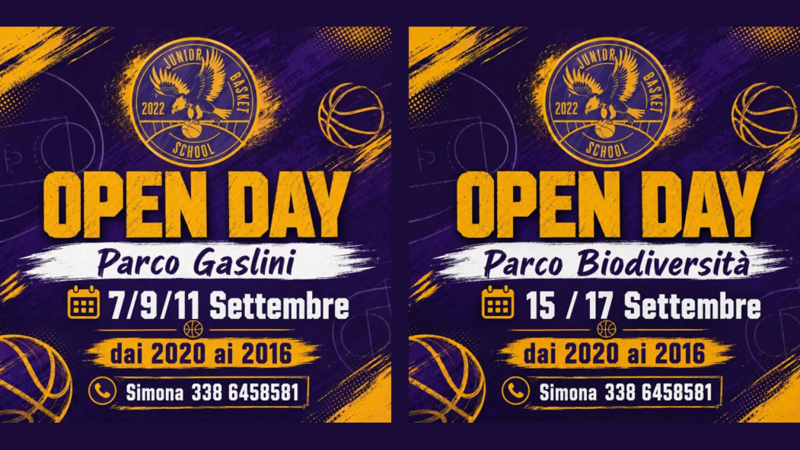 Open Day - Vieni a scoprire la tua passione per il basket - Bambini 5-12 anni