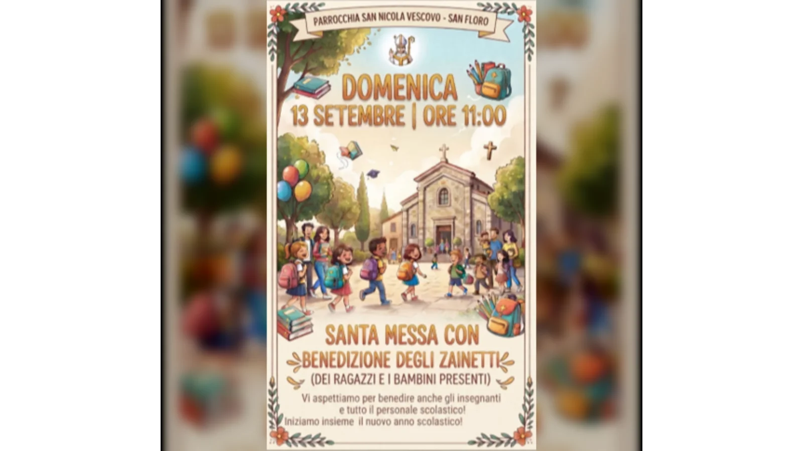 Benedizioni degli zainetti!