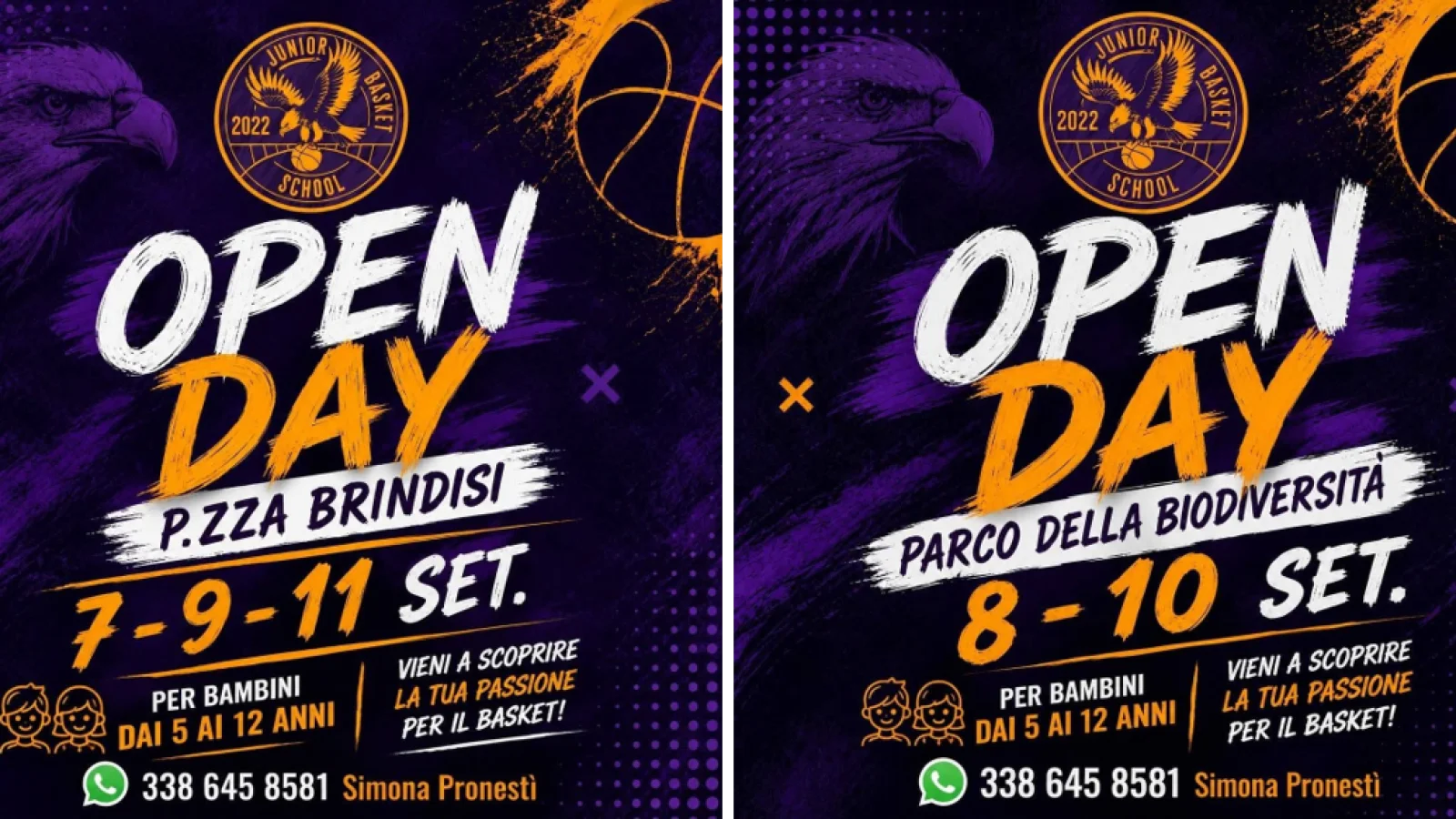 Open Day - Vieni a scoprire la tua passione per il basket - Bambini 5-12 anni