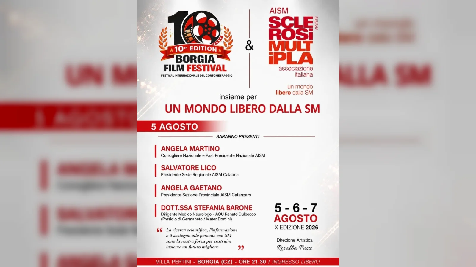 Insieme per un mondo libero dalla Sclerosi Multipla