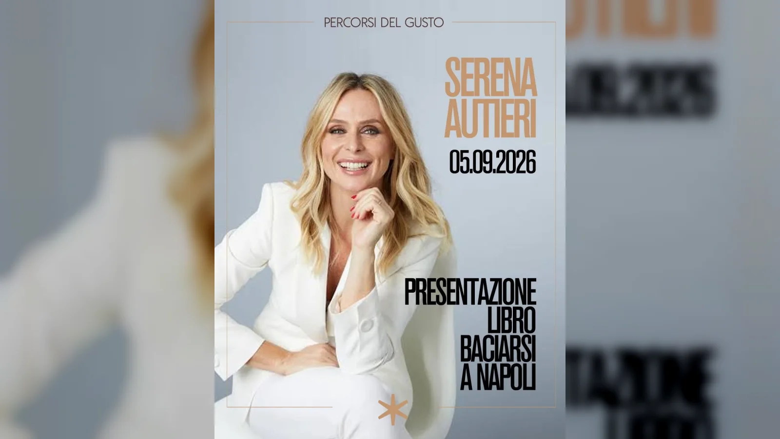 𝐒𝐞𝐫𝐞𝐧𝐚 𝐀𝐮𝐭𝐢𝐞𝐫𝐢 - Presentazione del libro "Baciarsi a Napoli"